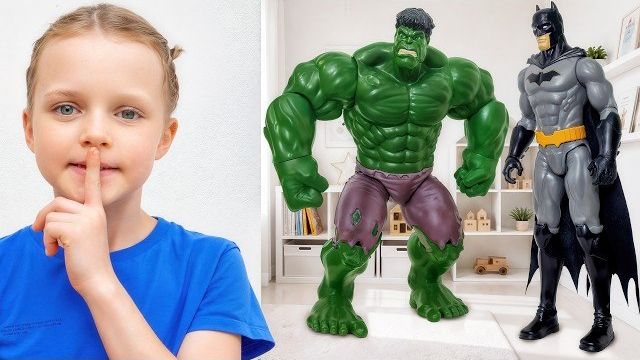 Игрушки-супергерои оживают в нашем доме