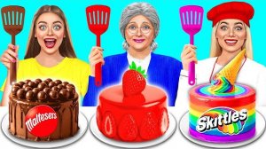Кулинарный Челлендж_ Я против Бабушки _ Эпичные Лайфхаки и Рецепты от Jelly DO Challenge