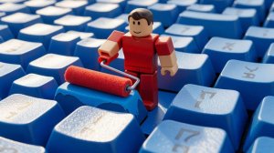 ROBLOX: раскрашиваем клавиатуру плейс!