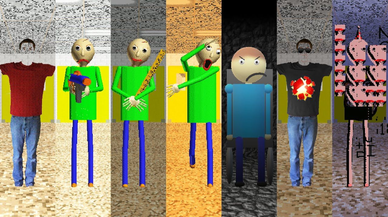 Everyone is Baldi's 7 Boss Fight Mods EPIC - ALL PERFECT! смотреть онлайн