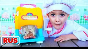 🍿 Влад и Никита играют в кафе | Коллекция видео для детей