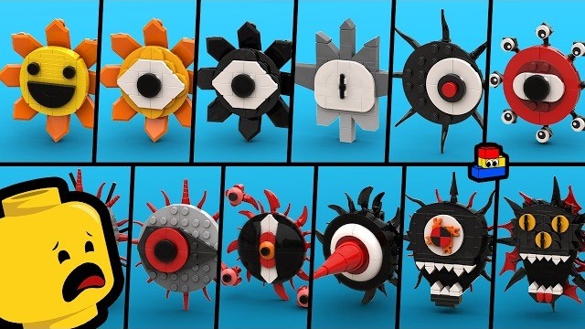 LEGO Sprunki: Этапы строительства с 1 по 12 (МИСТЕР САН) - Невероятная коробка Sprunki смотреть онлайн