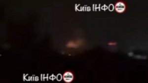 ‼️🇺🇦🔥Огромный пожар в Киеве после удара