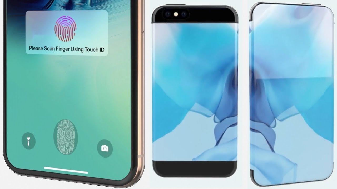 Apple слила новые iPhone 2019 с Touch ID и Face ID, iPhone с гибким экраном 360 градусов смотреть онлайн