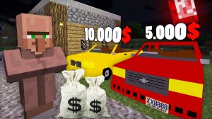 ЭТОТ ЖИТЕЛЬ ВОРУЕТ МАШИНЫ В ДЕРЕВНЕ НОМЕР 13 В МАЙНКРАФТ | Риколит Minecraft