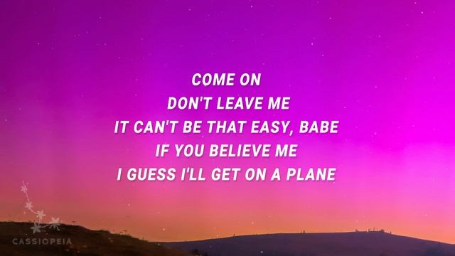 The Marias - Come on don't leave me it can't be that easy babe (No One Noticed) (Lyrics) смотреть онлайн