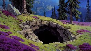 this quiet cave holds your wandering thoughts for you. 🌙
