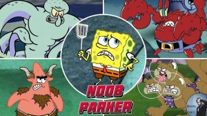 SpongeBob Clash of Triton - Все Боссы + Концовка.