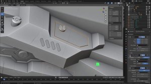 BLENDER Creating the Dune Ornithopter 60_Modeling section_Adding Bevel modifier part 4