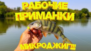 МИКРОДЖИГ на реке 👍 Приманки которые ВСЕГДА ловят ОКУНЯ и СУДАКА 💪💪💪