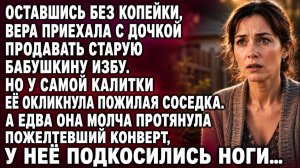 ОСТАВШИСЬ БЕЗ ДЕНЕГ, ВЕРА ПРИЕХАЛА ПРОДАВАТЬ БАБУШКИНУ ИЗБУ… НО СТАРЫЙ КОНВЕРТ ИЗМЕНИЛ ВСЁ…