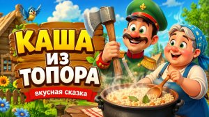 🥣 КАША ИЗ ТОПОРА | Добрая русская народная сказка для детей 🌟