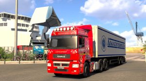 707 / ETS2 1.58 / Камаз-65206 / В поисках груза по Греческим островам.