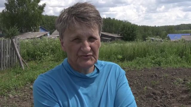 Покос травы в селе Карасево /  Болотнинский район