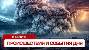 Новости 08.07.2026 - Климатический ад в Европе❗ Аномальная жара +44°C❗ Разрушительные пожары и град❗
