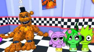МАЛЫШИ СПРУНКИ ОВАККС, МИЛЛИ И ВАЙНЕРИЯ ПРОШЛИ ОББИ ПОБЕГ ИЗ FNAF В ROBLOX | ИНКРЕДИБОКС СПРУНКИ