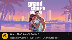 Rockstar анонсировали новый трейлер GTA 6!