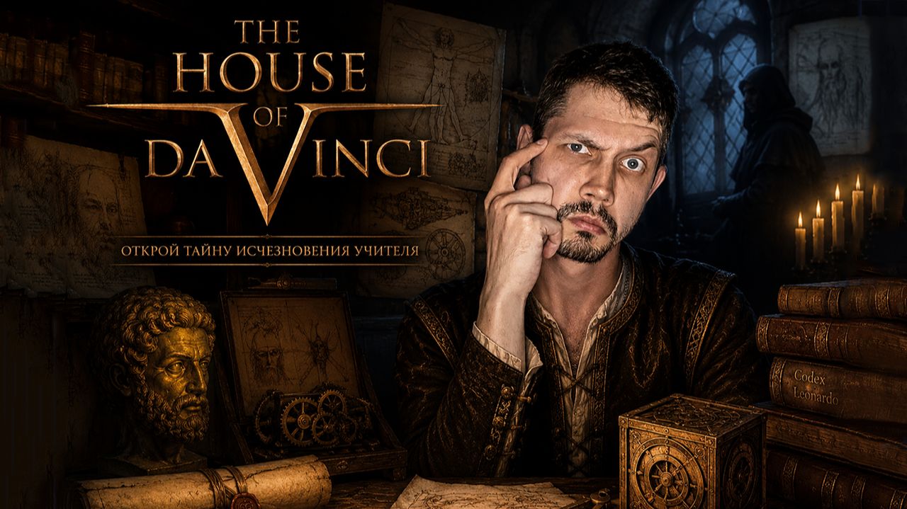 КОТ СТАЛ УЧЕНИКОМ ДА ВИНЧИ | THE HOUSE OF DA VINCI | ДОМ ДА ВИНЧИ | #1