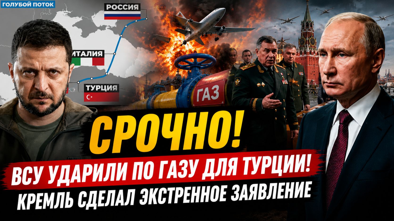 СРОЧНО! ВСУ УДАРИЛИ ПО ГАЗУ ДЛЯ ТУРЦИИ! Кремль сделал экстренное заявление смотреть онлайн