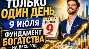 Только один день. Как 9 июля притянуть богатство.