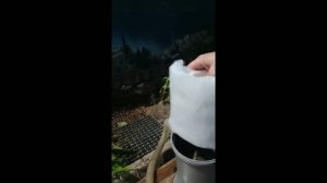 Копеечный фильтр из синтепона для бассейна