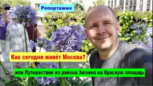 Как сегодня живёт Москва?  или Путешествие из района Зюзино на Красную площадь