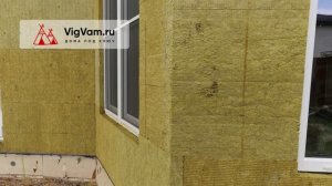 Начало работ по монтажу мокрого фасада