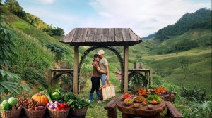 Возвращение домой, строительство новой фермы и трапеза из продуктов собственного урожая