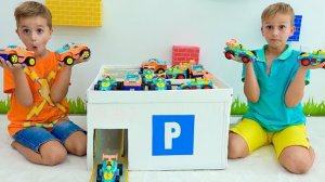 БЕЗУМНЫЕ ГОНКИ! Чья Команда Машинок ПОБЕДИТ в Супер Челлендже?! 🏎️🔥