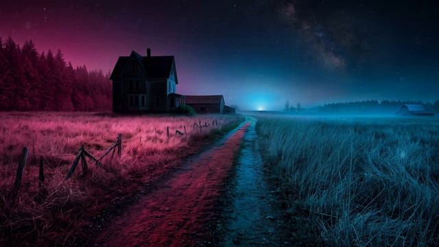 Liminal Nightscape ｜ Field Crickets & Monotonous Drone ｜ Deep Night Ambient смотреть онлайн