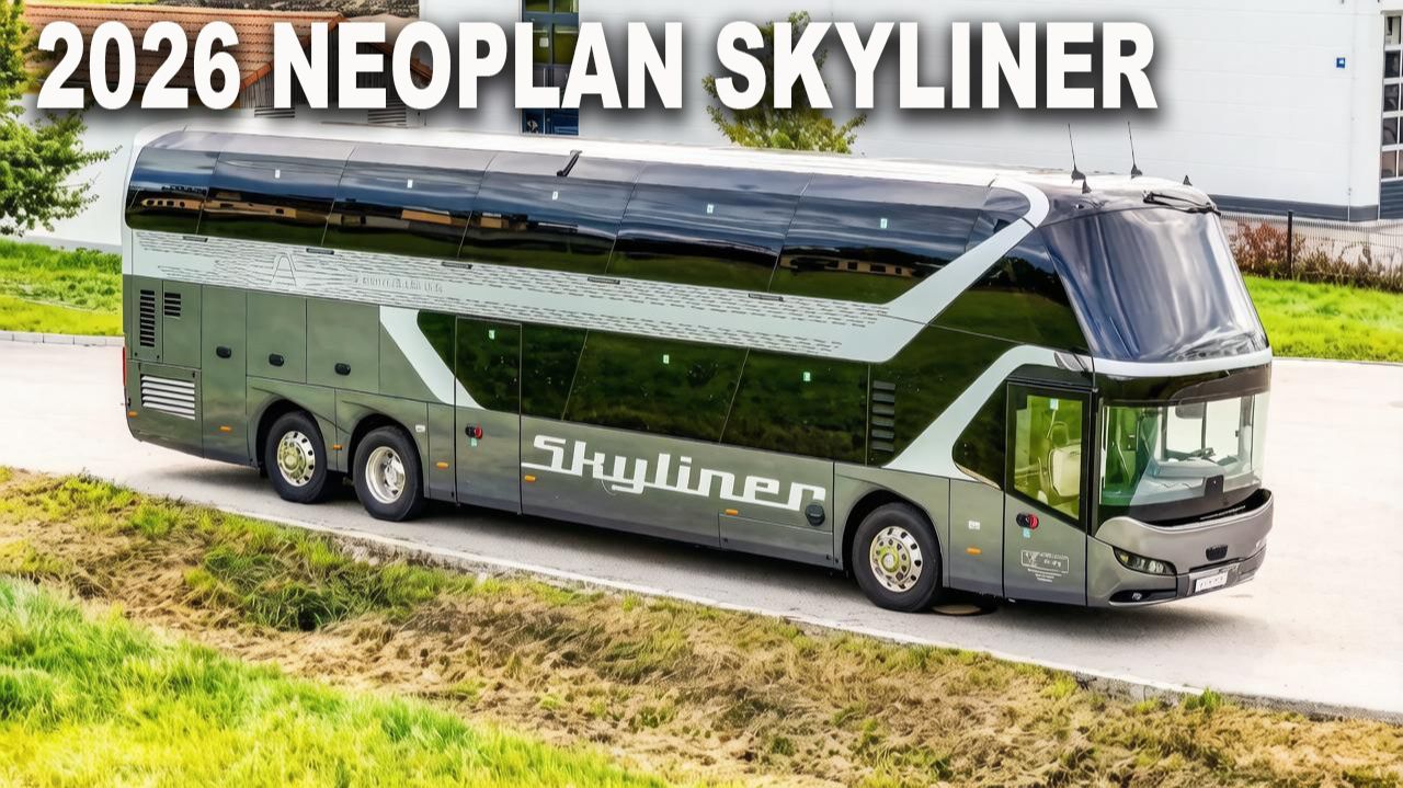 Обзор нового двухэтажного автобуса NEOPLAN Skyliner 2026 года