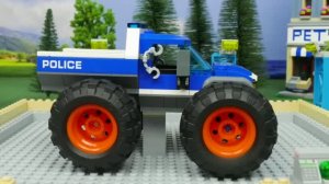 LEGO Супер-перехватчик полиции на полной скорости!