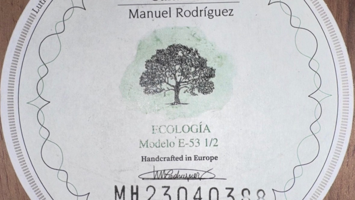 Гитара Manuel rodriguez Ecologia E-53 размер 1/2 - Этюд №3 (М. Каркасси ) смотреть онлайн