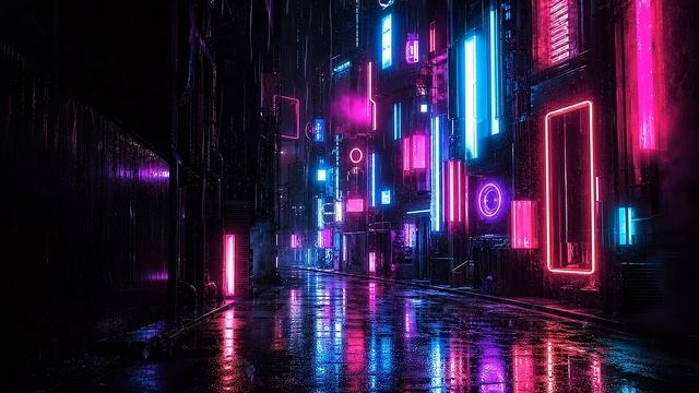 Dark Synthwave Mix Vol.60 🌃 1 Hour Neon Noir Cyberpunk BGM for Focus & Night ｜ Neon Horizon смотреть онлайн