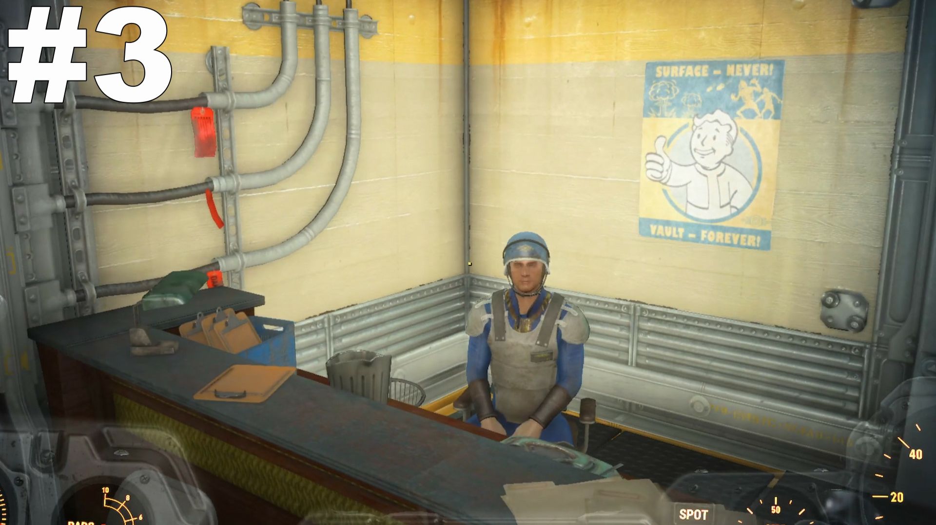 ▶Fallout 4. Убежище 81. Общение с жителями. #3 смотреть онлайн