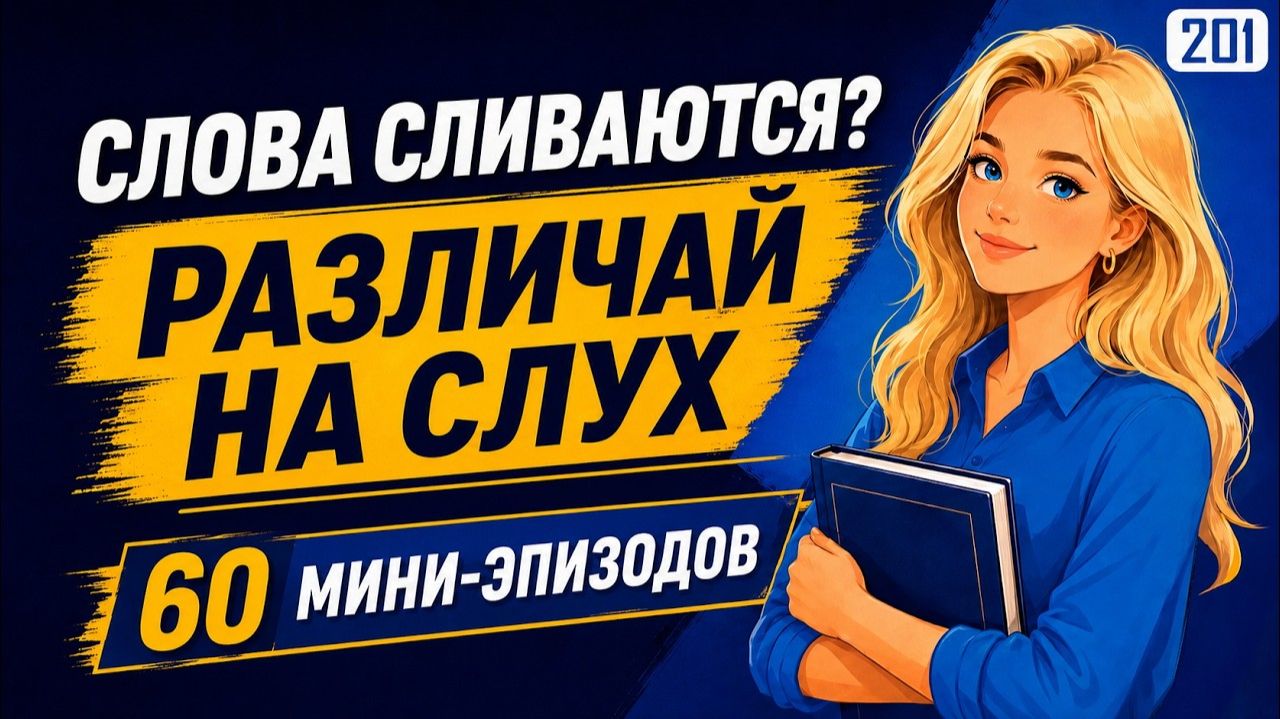 60 мини-эпизодов на английском: начни различать слова на слух смотреть онлайн