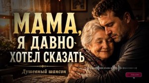 МАМА, Я ДАВНО ХОТЕЛ СКАЗАТЬ | Душевный шансон до слёз