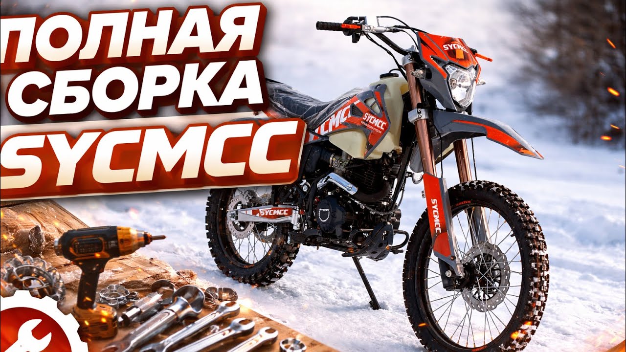 Сборка нового китайского эндуро SYCMCC 300