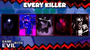 Очистка сервера с каждым убийцей в игре! Roblox EvilSaken