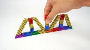 Умиротворяющая игра с магнитными шариками строим гоночную трассу в «умном городе» с прудом для рыбок