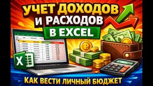 Как вести учет доходов и расходов в Excel | Простая таблица личного бюджета