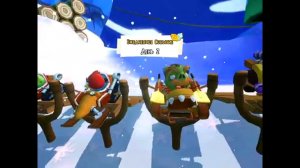 Angry birds Go Stunt! Серия 52! Ежедневное событие! ГОНКА во ЛЬДАХ! Энгри бердз гоу! Прохождение!