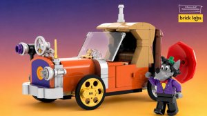 Ретро автомобиль Волка от Brick Labs по мультсериалу Союзмультфильма Ну, погоди!