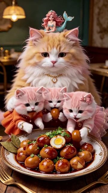 Слезы мамы-кошки: до слез в конце ролика... 😿
