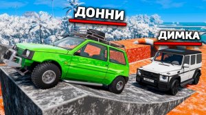 НОВЫЙ СНЕЖНЫЙ СКИЛЛ ТЕСТ В BEAM NG DRIVE! ПОЛОСА ПРЕПЯТСТВИЙ В BEAM NG DRIVE!