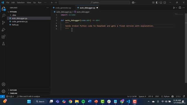 2. 2. Debug Broken Code Automatically смотреть онлайн