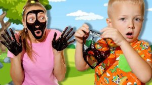 Никита и мама показывают как весело играть