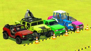 ТРАНСПОРТИРОВКА HUMMER, ТРАКТОРА, MERCEDES, CHEVROLET НА НОВЫХ ГРУЗОВИКАХ МАН Часть 2