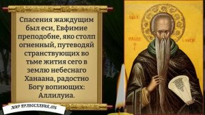 Молитва Великому Евфимию. Об Исцеление Болезней. Православие.