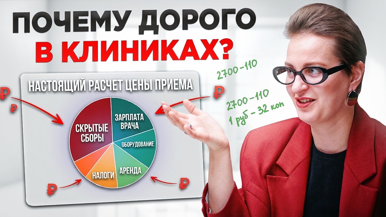 Откуда берутся ЦЕНЫ на медицинские услуги. РЕАЛЬНАЯ прибыль с одного приема смотреть онлайн